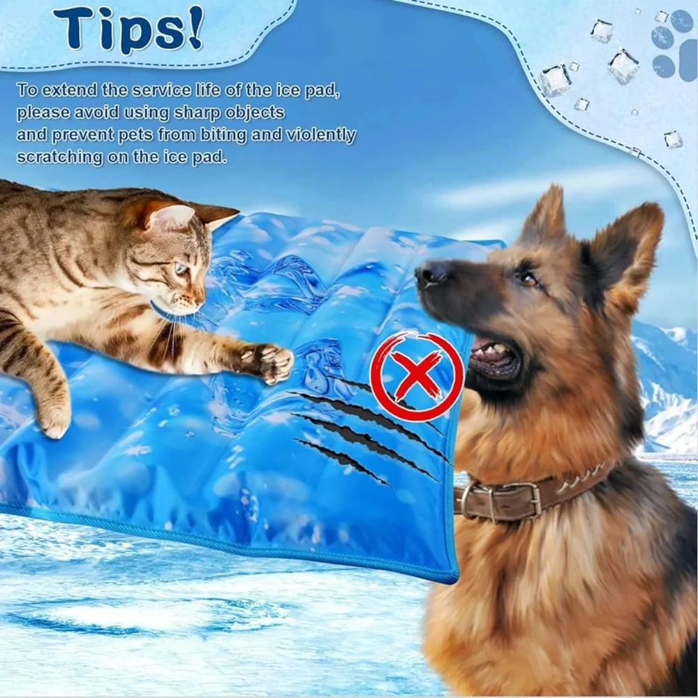 NEW Washable and Portable Cooling Dog Mat for Pet Less Than 30lbs